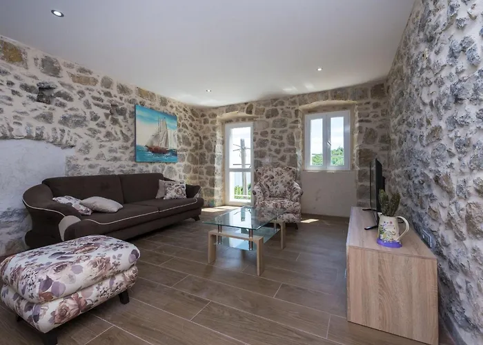 וילה Dundo Pero - Four Bedroom With Swimming Pool And Sea View Babino Polje